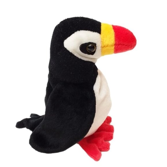 Ty Beanie Babies Puffer Penguin Plush Stuffed Toy - Picture 2 of 4